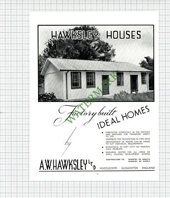 Hawksley Houses Advert - 1948