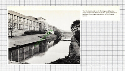 C8059) Cincinatti works Birmingham And Fazeley - 1970s Cutting / Print