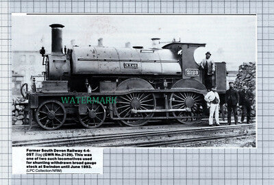 C4918) South Devon Railway Locomotive 4-4-OST Stag GWR No 2129 Swindon - 1994
