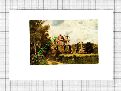 Hurstmonceaux Castle Sussex - c.1913 Small Print