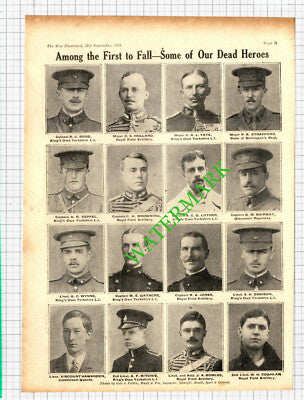 Shipway Denison Viscount Hawarden Keppel Gatacre World War One - 1914 Cutting
