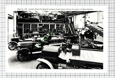 C7874) Swindon Works Fire Brigade Transport - Cutting