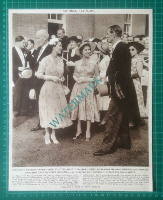 X834) Mr Noel Murless Horse Trainer Jardiniere Royal Ascot D Smith - 1955 Clip