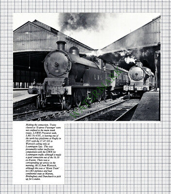 9449) Rugby Railway Station Engine LMS No 6787 - Cutting