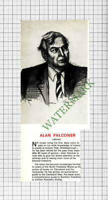 C7974) Alan Falconer Acklam Hall Middlesbrough - 1976 Cutting
