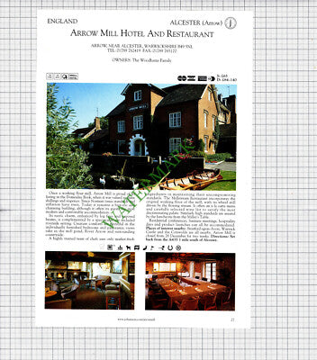 Arrow Mill Alcester Woodhams / The Old Windmill Inkberrow Mike Dale - 2001