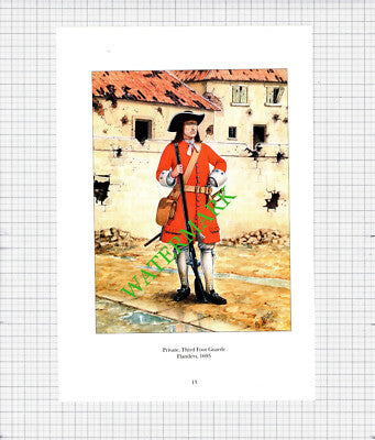 Private Third Foot Guards Flanders - c.1990's Print