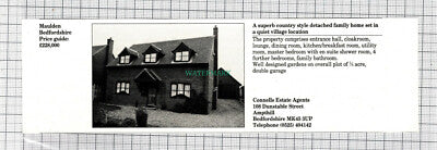 C125) Maulden Bedfordshire - 1989 House Advert