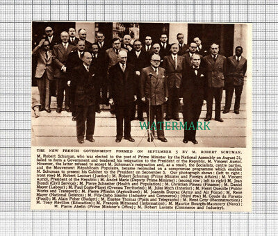 C2758) New French Government Robert Schuman - 1948 Clip