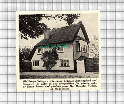 C2594) Old Forge Cottage Clavering Essex - 1966 Clip
