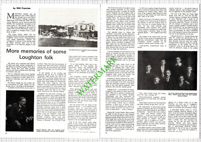 Loughton Essex Herbert Lebbon George Pearson Lester Moser - 1979 Article