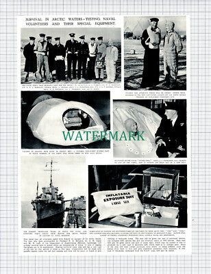 X918) Prof R McCance Glaser Luff Navy Survival Tests Tonkin Rackham - 1950 Clip