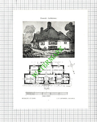 Withington Hereford PD Hepworth / Bungalow Esher - c.1926 Book Print