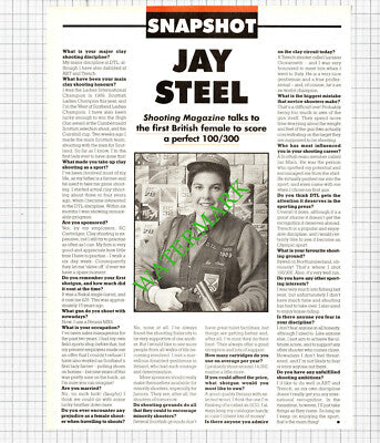 Jay Steel DTL Shooting - 1990 Article