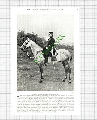 Brigadier General Reginald Pole-Carew - c.1900 Print / Cutting