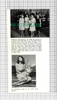 C3393) Brighton Rag Queen Tania Gordon Angela Prescott Liz Jones Collier - 1966