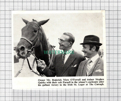 C5059) Mr Roderick More O'Ferrall Stephen Quirke Horse Parnell - 1971 Clip