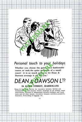 Trenches The Stray Harrogate / Dean & Dawson Ltd Advert - 1959 Cutting / Print