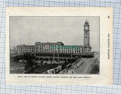 C4627) Central Station Sydney Railway - c.1926 Clip