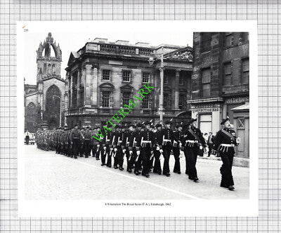 8/9 Battalion Royal Scots TA Edinburgh - Cutting / Print