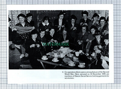 C4734) Heaton Social Service Newcastle World War 2 - Cutting
