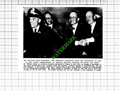 Mr William Oatis American Journalist - c.1950s Small Cutting