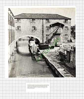 Pickfords Warehouse Chesterfield Canal Worksop - c.1970s 2-Part Cutting