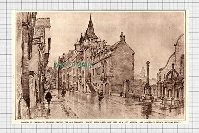 C3176) Canongate Edinburgh Scotland - 1948 Cutting