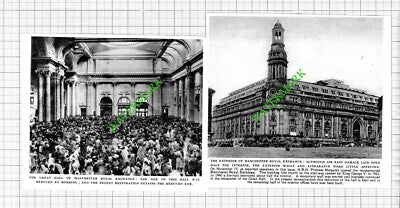 Manchester Royal Exchange Restoration - 1953 Cutting