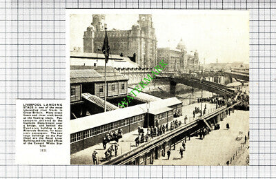 Liverpool Landing Stage - 1930s Cutting