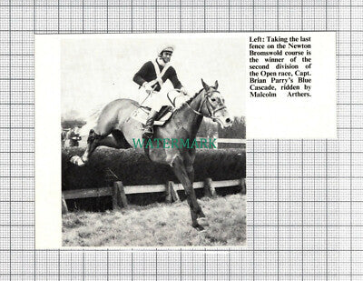 C2682) Malcolm Arthers On Blue Cascade Capt Brian Parry - 1972 Clip