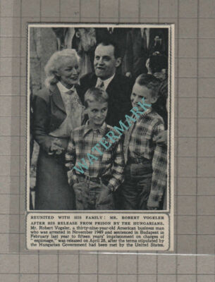 C3431) Mr Robert Vogeler Freed From Prison Hungary - 1951 Clip