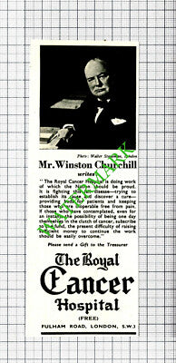 The Royal Cancer Hospital Winston Churchill Appeal - 1947 Small Cutting