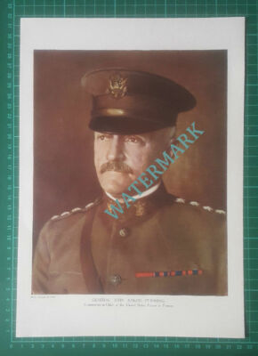 X725) General John Joseph Pershing - c.1919 Print