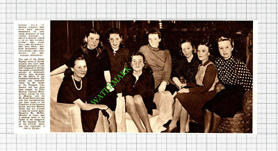 Russian Wives Ludmila Squire Clara Hall Ira Rowley Inna Price -1947 Cutting