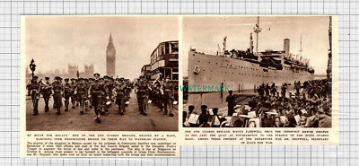 C2721) Troopship EMPIRE TROOPER Malaya 2nd Guards Brigade Shinwell - 1948 Clip