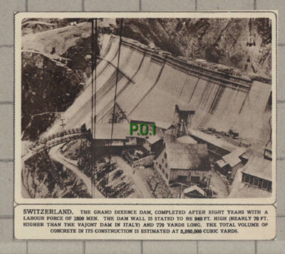 C1414)The Grand Dixence Dam Switzerland - 1961 Clip