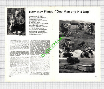 Norber Austwick One Man And His Dog Filming Eric Halsall - 1978 Article