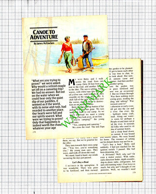 James McCracken Betty Canoe Trip - 1985 Small Article