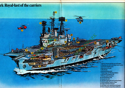 HMS Ark Royal Ship - 1972 Article