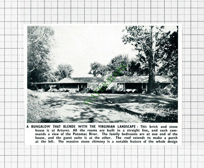 Artures Virginia USA House - 1947 Cutting