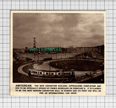 C2926) Amsterdam New Exhibition Building - 1961 Clip
