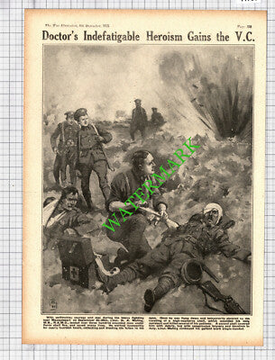 Lt G A Maling RAMC World War One WW1 -1915 Cutting / Print