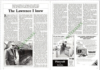 7679) Lawrence Of Arabia Bancroft's Woodford Green Roy McKenzie Smith - 1988