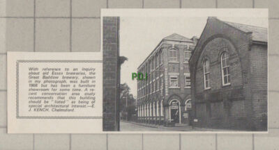 C799) Great Baddow Brewery - 1972 Cutting