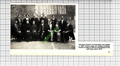 The Grove School Forest Gate Essex - 1976 Cutting