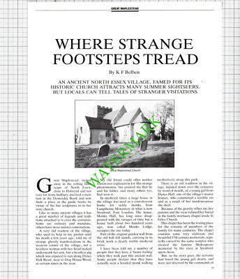 Great Maplestead Church Essex - 1990 Article