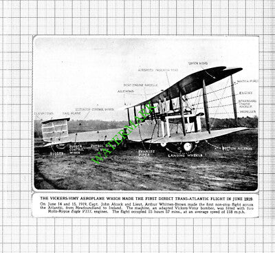 Vickers-Vimy Aeroplane - 1953 Small Cutting