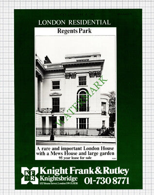 X1773) Regents Park London - 1981 Cutting