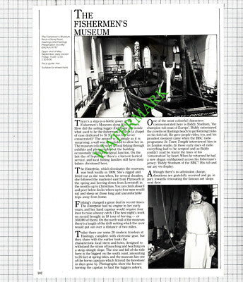 The Fishermen's Museum Hastings Sussex - 1986 Cutting